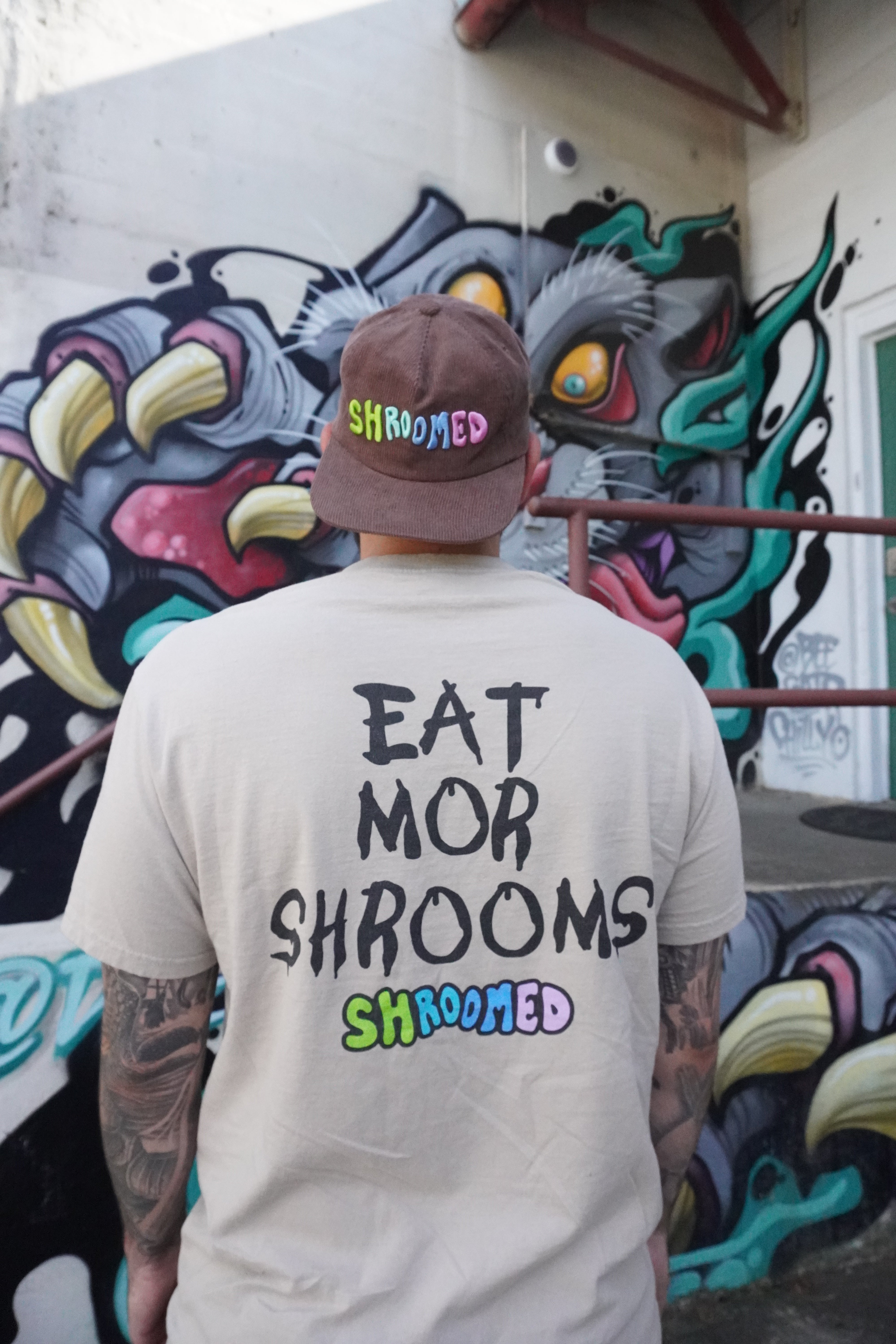 Eat Mor Shrooms - Shroomed Shirt - Mushroom Shirt