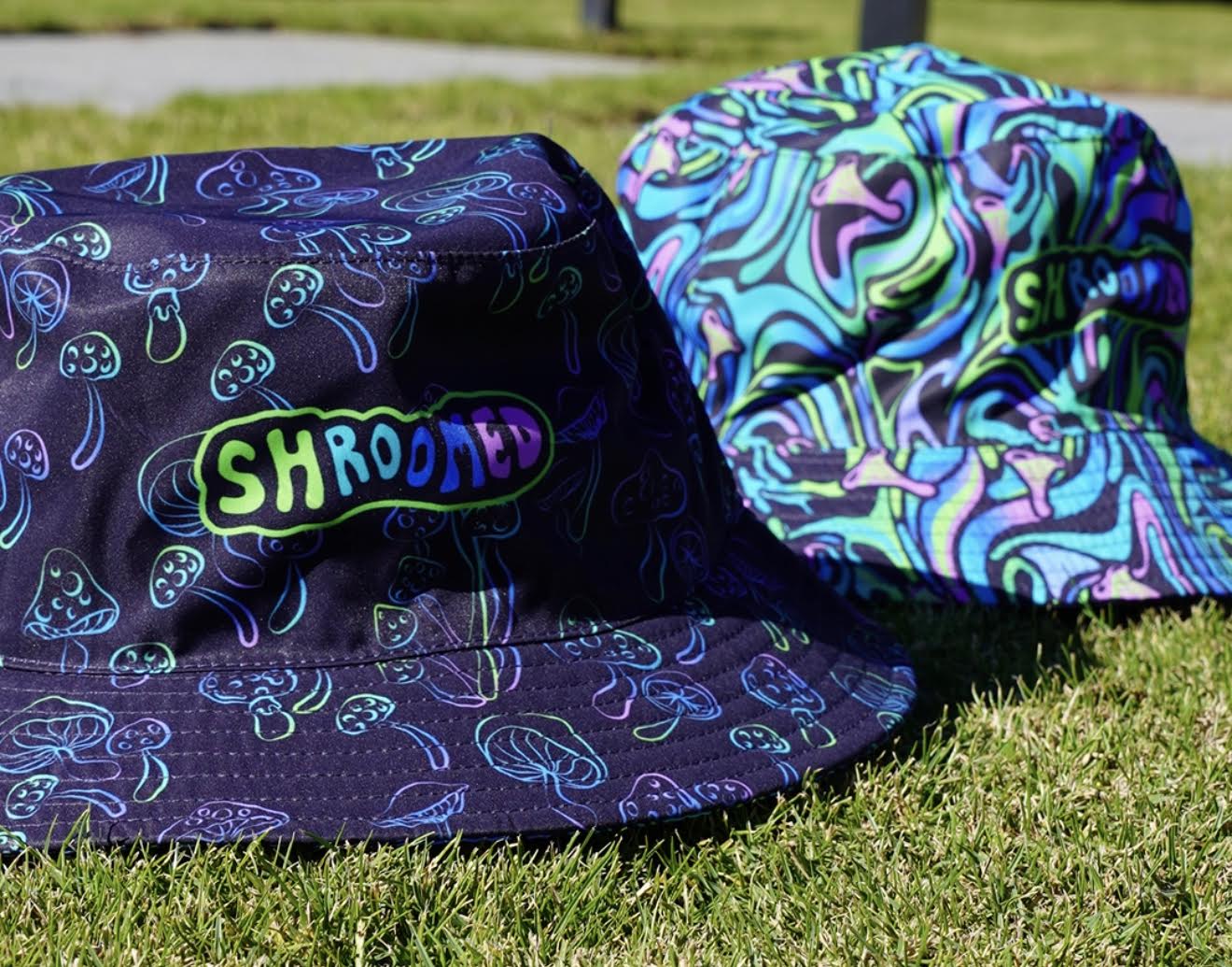 Shroomed Reversible Bucket Hat